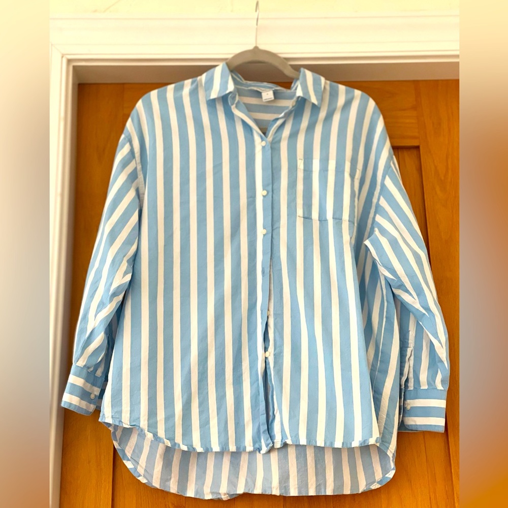 Oversized boyfriend button up